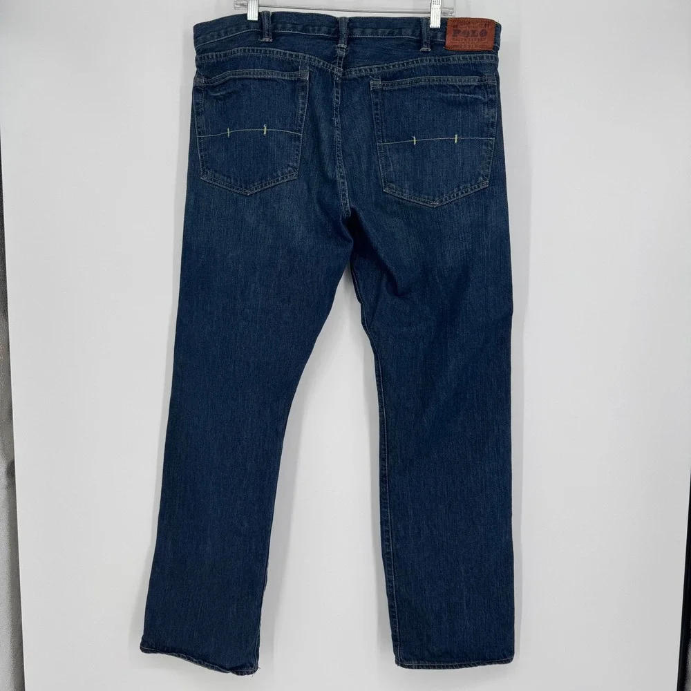 Polo Ralph‎ Lauren Classic Fit Jeans Men's 40x32 Dark Wash Denim Pony Logo